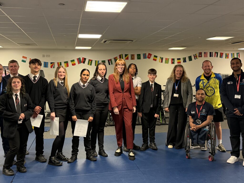 Angela Rayner Visits School to Support Student Foodbank Collection as Part of Youth Engagement Initiative Angela Rayner Visits School to Support Student Foodbank Collection as Part of Youth Engagement Initiative
