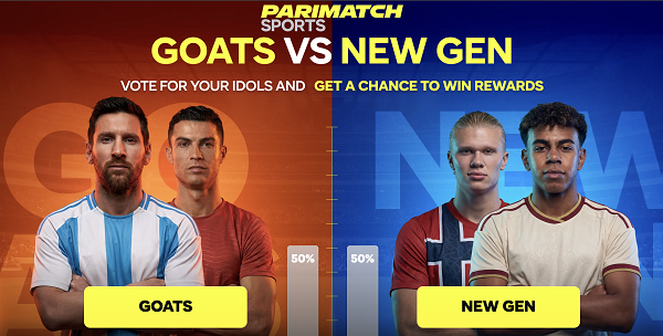 Parimatch Sports Launches "GOATs vs New Gen" World Cup Fan Vote with Rewards Parimatch Sports Launches "GOATs vs New Gen" World Cup Fan Vote with Rewards