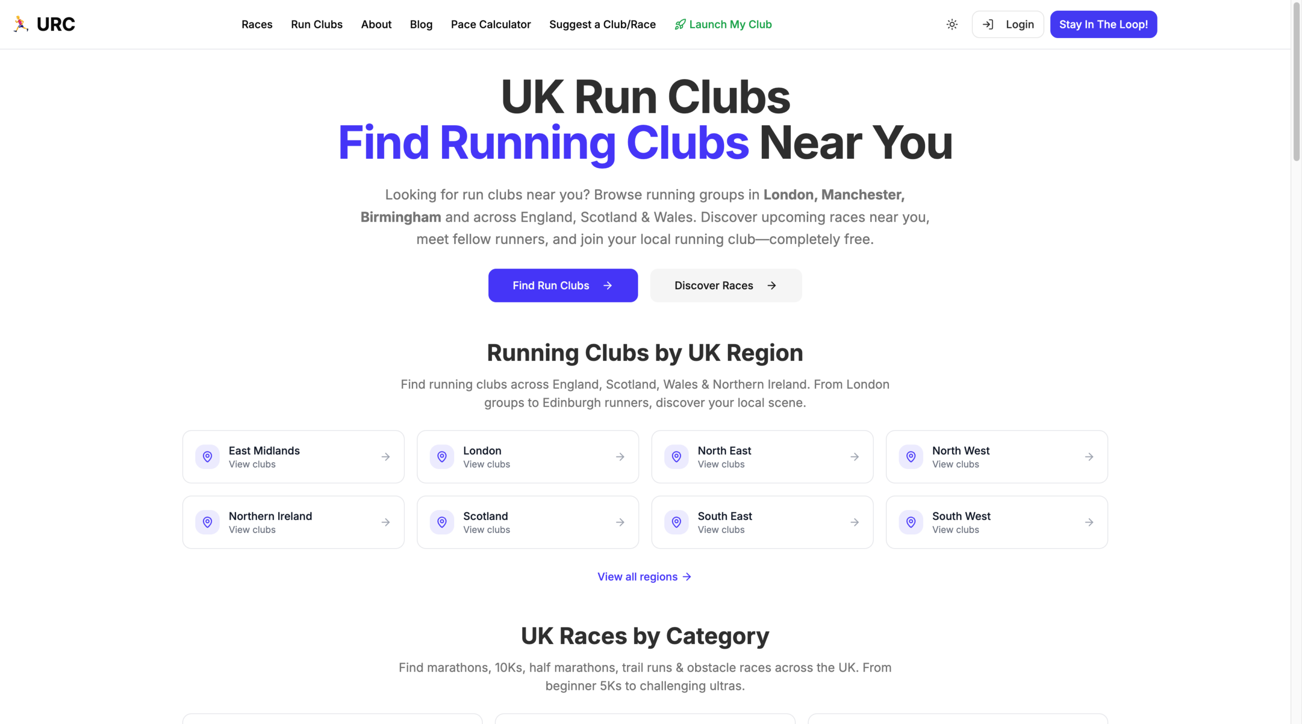 UK Run Clubs Launches Free Directory to Help Runners Find Local Clubs and Races Nationwide UK Run Clubs Launches Free Directory to Help Runners Find Local Clubs and Races Nationwide
