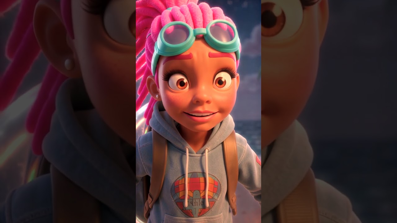 Maya’s Bubble‑Gum Sky Adventure – Floating Island Prank!…